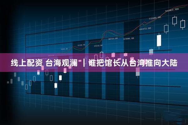 线上配资 台海观澜 ｜谁把馆长从台湾推向大陆